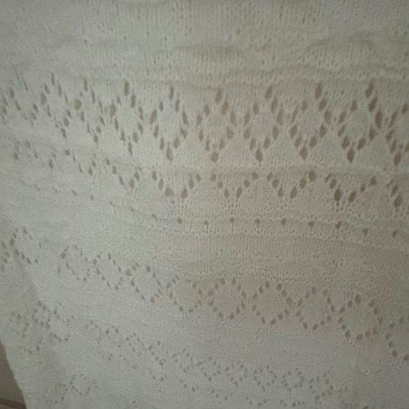Sale! New Jessica Simpson White Crochet Sleeveless Dress w/ Crochet Straps - Picture 2 of 7